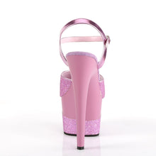 Load image into Gallery viewer, ADORE-709-2G 7&quot; Heel Lavender Multi Glitter Pole Dancer Shoe