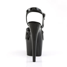 Load image into Gallery viewer, ADORE-709 7&quot; Heel Black Patent Pole Dancing Platforms