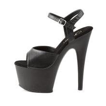 Load image into Gallery viewer, ADORE-709 Pleasers 7 Inch Heel Black Pole Dancing Platforms