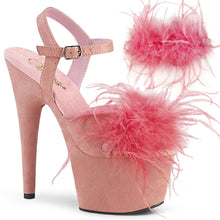 Load image into Gallery viewer, ADORE-709F Pleaser 7 Inch Heel Baby Pink Pole Dancing Shoes