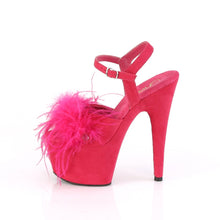 Load image into Gallery viewer, ADORE-709F 7&quot; Heel Hot Pink F. Suede Pole Dancing Shoes