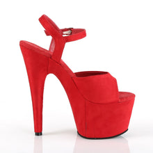 Load image into Gallery viewer, ADORE-709FS Pleaser 7&quot; Heel Red Pole Dancing Shoes