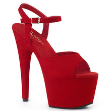 Load image into Gallery viewer, ADORE-709FS Pleaser 7&quot; Heel Red Pole Dancing Shoes