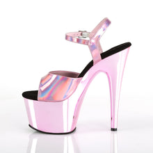 Load image into Gallery viewer, ADORE-709HGCH Pleaser 7&quot; Heel Baby Pink Pole Dancing Shoes