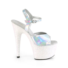 Load image into Gallery viewer, ADORE-709HGG 7&quot; Heel Silver Hologram Sexy Sandals