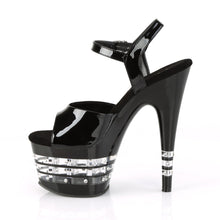 Load image into Gallery viewer, ADORE-709LNRS 7&quot; Heel Black Patent Sexy Sandals