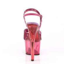 Load image into Gallery viewer, ADORE-709MCT 7&quot; Heel Purple Crushed Velvet Pole Dance Sandal