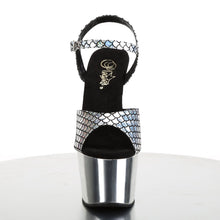 Load image into Gallery viewer, ADORE-709MSC 7&quot; Heel Silver Hologram Sexy Sandals