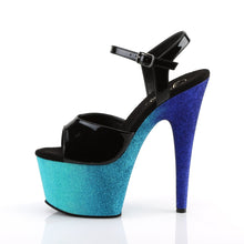 Load image into Gallery viewer, ADORE-709OMBRE 7 Inch Heel Black Patent Sexy Sandals