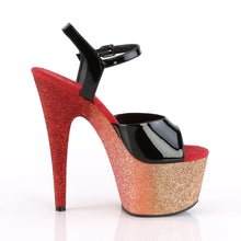 Load image into Gallery viewer, ADORE-709OMBRE 7&quot; Heel Black Rose Gold Ombre Stripper Shoes