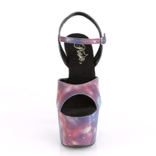 Load image into Gallery viewer, ADORE-709REFL Pleasers 7 Inch Heel Purple Pole Dancing Shoes