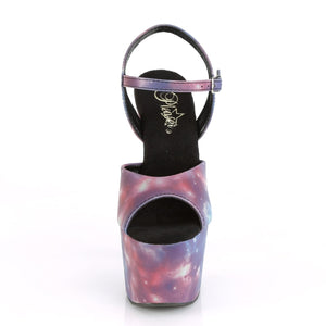 ADORE-709REFL Pleasers 7 Inch Heel Purple Pole Dancing Shoes