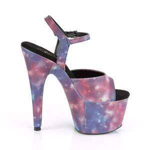 ADORE-709REFL Pleasers 7 Inch Heel Purple Pole Dancing Shoes