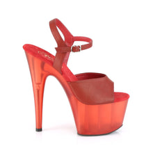 Load image into Gallery viewer, ADORE-709T Pleaser 7 Inch Heel Red Pole Dancing Platforms