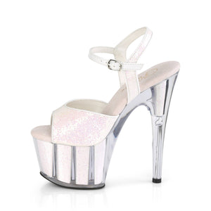 ADORE-710G Pleaser 7 Inch Heel Opal Glitter Sexy Shoes