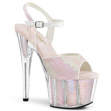 Load image into Gallery viewer, ADORE-710G Pleaser 7 Inch Heel Opal Glitter Sexy Shoes