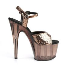 Load image into Gallery viewer, ADORE-710GT Pleaser 7&quot; Heel Bronze Glitter Glitter Sexy Shoe