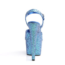 Load image into Gallery viewer, ADORE-710LG 7 Inch Heel Blue Holo Glitter Glitter Sexy Shoes