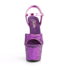 Load image into Gallery viewer, ADORE-710LG Pleaser 7&quot; Heel Purple Holo Glitter Sexy Shoes