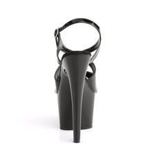 Load image into Gallery viewer, ADORE-730 Pleaser 7 Inch Heel Black Patent Strippers Sandals