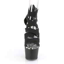 Load image into Gallery viewer, ADORE-748SP Pleaser 7 Inch Heel Black Strippers Sandals