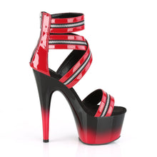 Load image into Gallery viewer, ADORE-766 Pleaser 7 Inch Heel Red Strippers Sandals