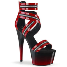 Load image into Gallery viewer, ADORE-766 Pleaser 7 Inch Heel Red Strippers Sandals