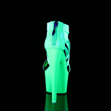 Load image into Gallery viewer, ADORE-769UV Sexy Neon Green Elastic Patent Pole Dancer Shoes