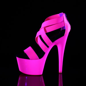 ADORE-769UV Sexy 7 Inch Heel Neon Hot Pink Pole Dancer Shoes