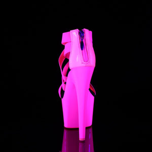 ADORE-769UV Sexy 7 Inch Heel Neon Hot Pink Pole Dancer Shoes