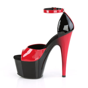 ADORE-789 Pleaser Sexy 7 Inch Heel Red Pole Dancer Shoes