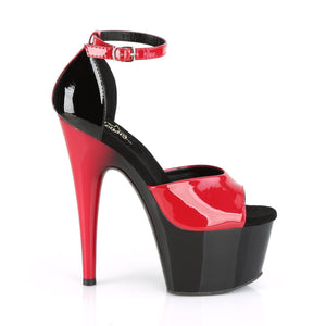 ADORE-789 Pleaser Sexy 7 Inch Heel Red Pole Dancer Shoes