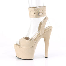 Load image into Gallery viewer, ADORE-791FS Pleaser Sexy 7 Inch Heel Beige Pole Dancer Shoes