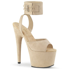 Load image into Gallery viewer, ADORE-791FS Pleaser Sexy 7 Inch Heel Beige Pole Dancer Shoes