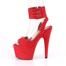 Load image into Gallery viewer, ADORE-791FS Pleaser 7&quot; Heel Red Pole Dancing Shoes