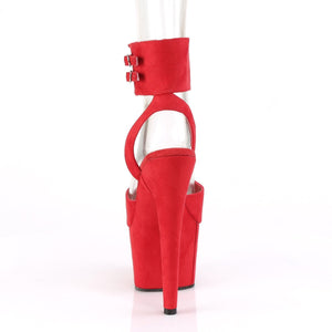 ADORE-791FS Pleaser 7" Heel Red Pole Dancing Shoes