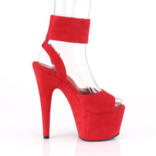 Load image into Gallery viewer, ADORE-791FS Pleaser 7&quot; Heel Red Pole Dancing Shoes