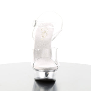 ALLURE-608 Pleaser 5.5 Inch Heel Clear Pole Dancer Shoes