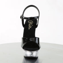 Load image into Gallery viewer, ALLURE-609 5.5&quot; Heel Black and Clear Pole Dancer Shoes