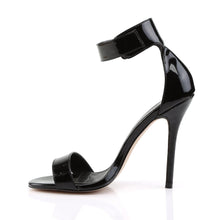 Load image into Gallery viewer, AMUSE-10 Pleaser Sexy 5&quot; Heel Black Patent Fetish Footwear