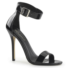 Load image into Gallery viewer, AMUSE-10 Pleaser Sexy 5&quot; Heel Black Patent Fetish Footwear