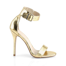 Load image into Gallery viewer, AMUSE-10 Pleaser Sexy 5&quot; Heel Gold Mat. Pu Fetish Footwear