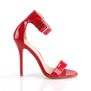 AMUSE-10 Pleaser Sexy 5 Inch Heel Red Fetish Footwear