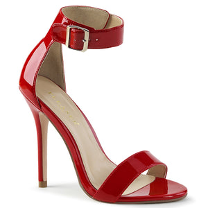 AMUSE-10 Pleaser Sexy 5 Inch Heel Red Fetish Footwear