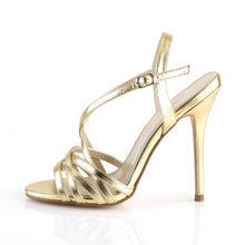 Load image into Gallery viewer, AMUSE-13 Pleaser Sexy 5&quot; Heel Gold Mat. Pu Fetish Footwear