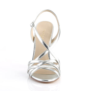 AMUSE-13 Pleaser Sexy 5 Inch Heel Silver Fetish Footwear