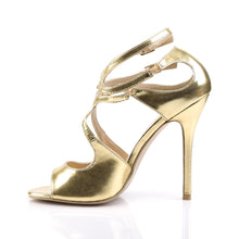 Load image into Gallery viewer, AMUSE-15 Pleaser Sexy 5 Inch Heel Gold Fetish Footwear