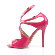 Load image into Gallery viewer, AMUSE-15 Pleaser Sexy 5&quot; Heel Hot Pink Patent Fetish Shoes