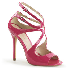 Load image into Gallery viewer, AMUSE-15 Pleaser Sexy 5&quot; Heel Hot Pink Patent Fetish Shoes