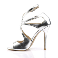 Load image into Gallery viewer, AMUSE-15 Pleaser Sexy 5 Inch Heel Silver Fetish Footwear